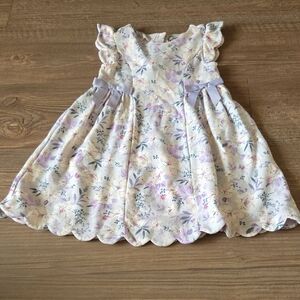 Floral Haute Hippie Dress with Ruffle Sleeves